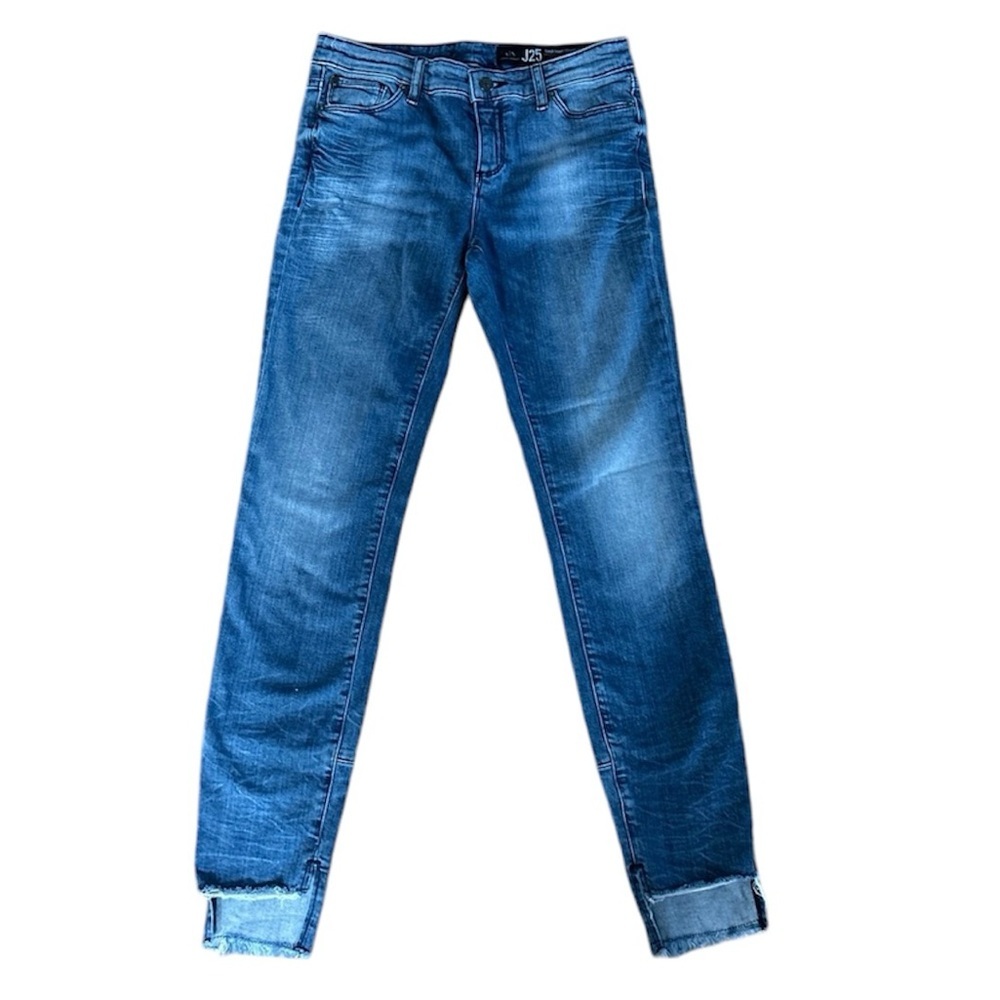 Armani Exchange J25 Super Skinny Stepped Hem Y2K Jeans size 28